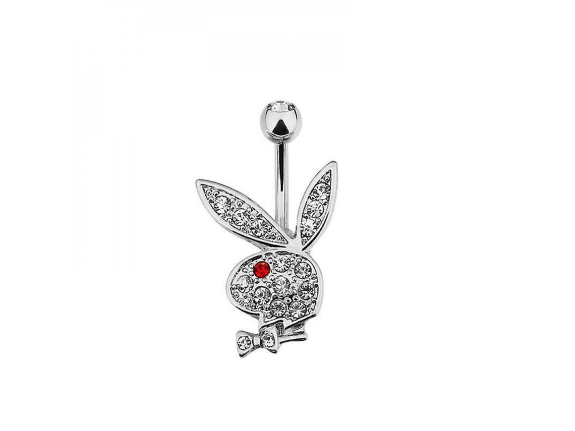 Aretes De Ombligo Falsos Conejo Moda Para Mujeres Chicas Joyería De Cuerpo Acero Inoxidable 6