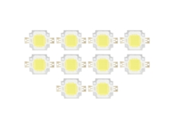 2026-10pcs Fuente De Luz Cob 10w/6500k Chip Led Integrado 12v/700ma Para Accesorios De Lámparas Diy Luz Blanca Pura
