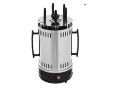 Parrilla eléctrica vertical, 1000 W de potencia, cocción sin humo, dos opciones de brochetas, 5 brochetas OEM