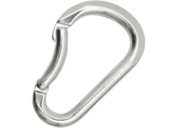 Mosquetón De Escalada KONG Paddle Bent Gate (Plateado - 116mm)