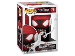 Libro Funko Figura Marvel Spiderman Miles Morales Winter Suit