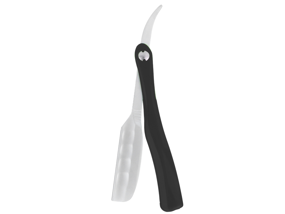Portador De Cuchillas Para Afeitar Barba Antideslizante Herramienta Accesorio De Cuchilla De Afeitadora Facial Negro