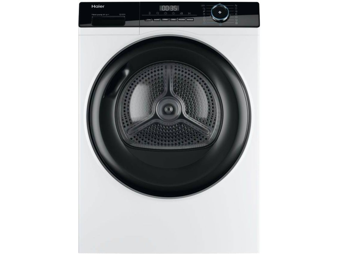 Secadora HAIER HD90-A2939 (9 kg - Bomba de calor - Blanco)