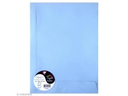 Sobres de polen A4 Clairefontaine 229 x 324 mm 120 g Azul lavanda 5 uds