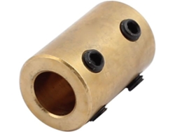Acoplamiento De Rueda De Robot De Latón Con Orificio De 5 Mm A 8 Y Tornillos De Fijación (459f32f...