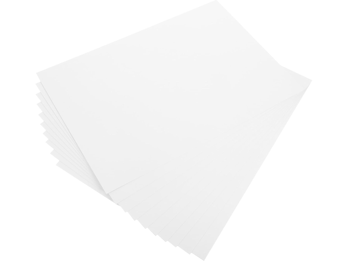 10 Hojas De Papel De Acuarela 8k: Cartulina Gruesa, Pulpa De Madera, 600 G/m², 38