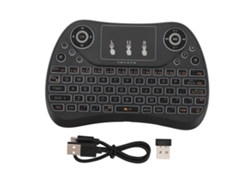 Mini Teclado Inalámbrico Con Panel Táctil, Recargable, Mando A Distancia Portátil Para Tv, Pc Y Portátil.