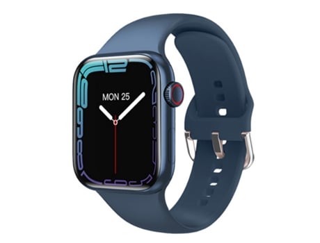 Smartwatch Color Azul Lemfo Hw67 Pro Max Realizar Llamadas Recibir Mensajes Menús en Portugués