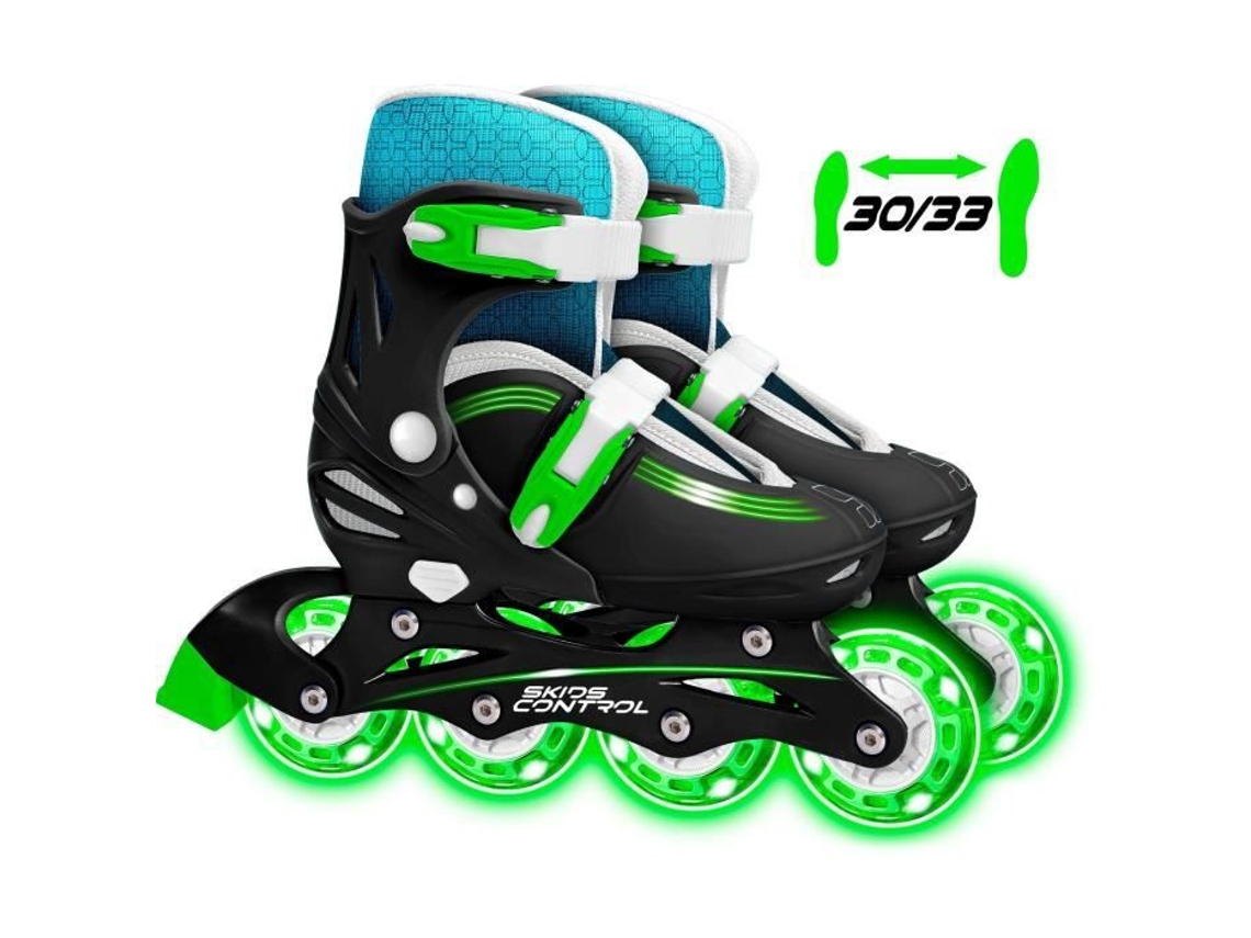SELO - Patins Inline Ajustáveis - Rodas Iluminadas - Controle de Skids
