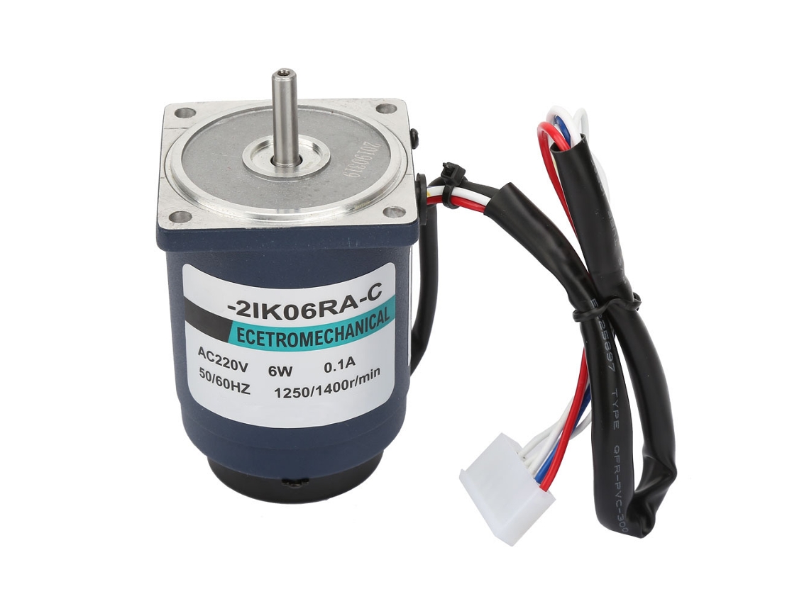 Motor de control de alta velocidad CA 220 V 6 W para máquinas transportadoras 2IK06RA C
