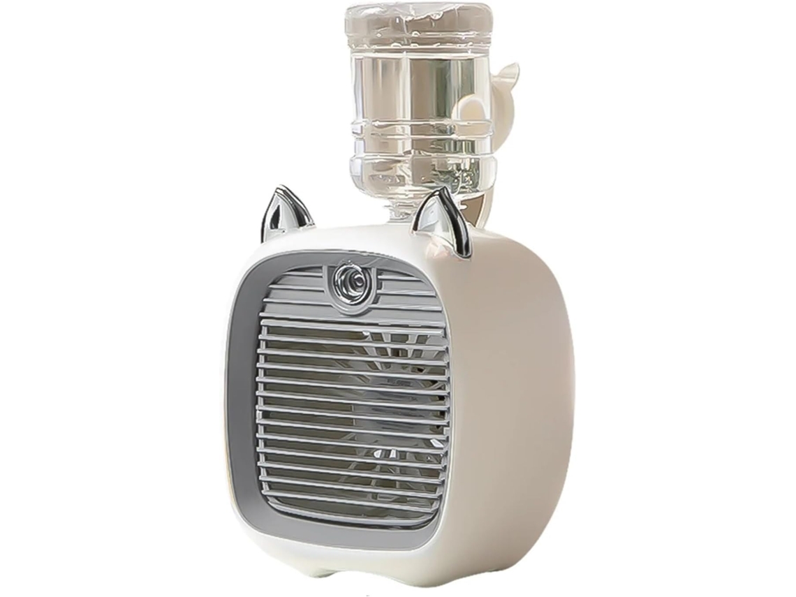 Ventilador De Escritorio Usb Aire Acondicionado Portátil Mini Ventilador Refrigeración Por Agua Con 3