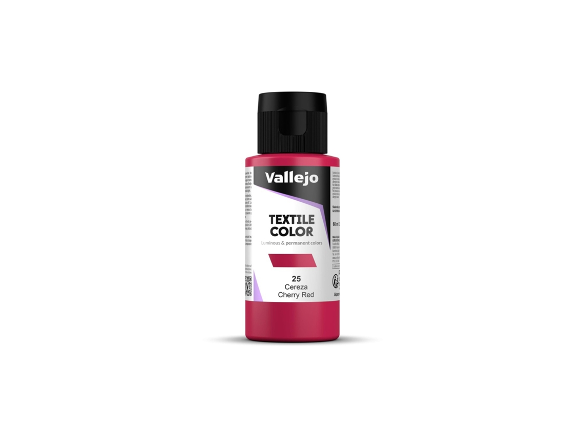 Pintura acrílica para tela Vallejo 60 ml (cereza 25)