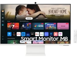 Monitor SAMSUNG Smart Monitor M80D LS32DM80 (32" - 60 Hz - 4K UHD - Blanco)