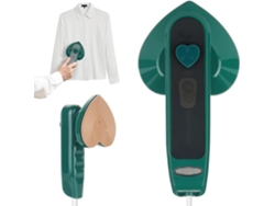 Mini Iron, Steam Iron, Mini Hand Iron, Travel Iron With Hide Water Tank For Everyday, Business And Travel, Green