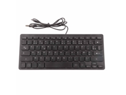 Mini Teclado Ultrafino Con Cable De 78 Teclas, Usb, Estilo Francés, Para Ordenador De Sobremesa/portátil Con Tacto Cómodo.
