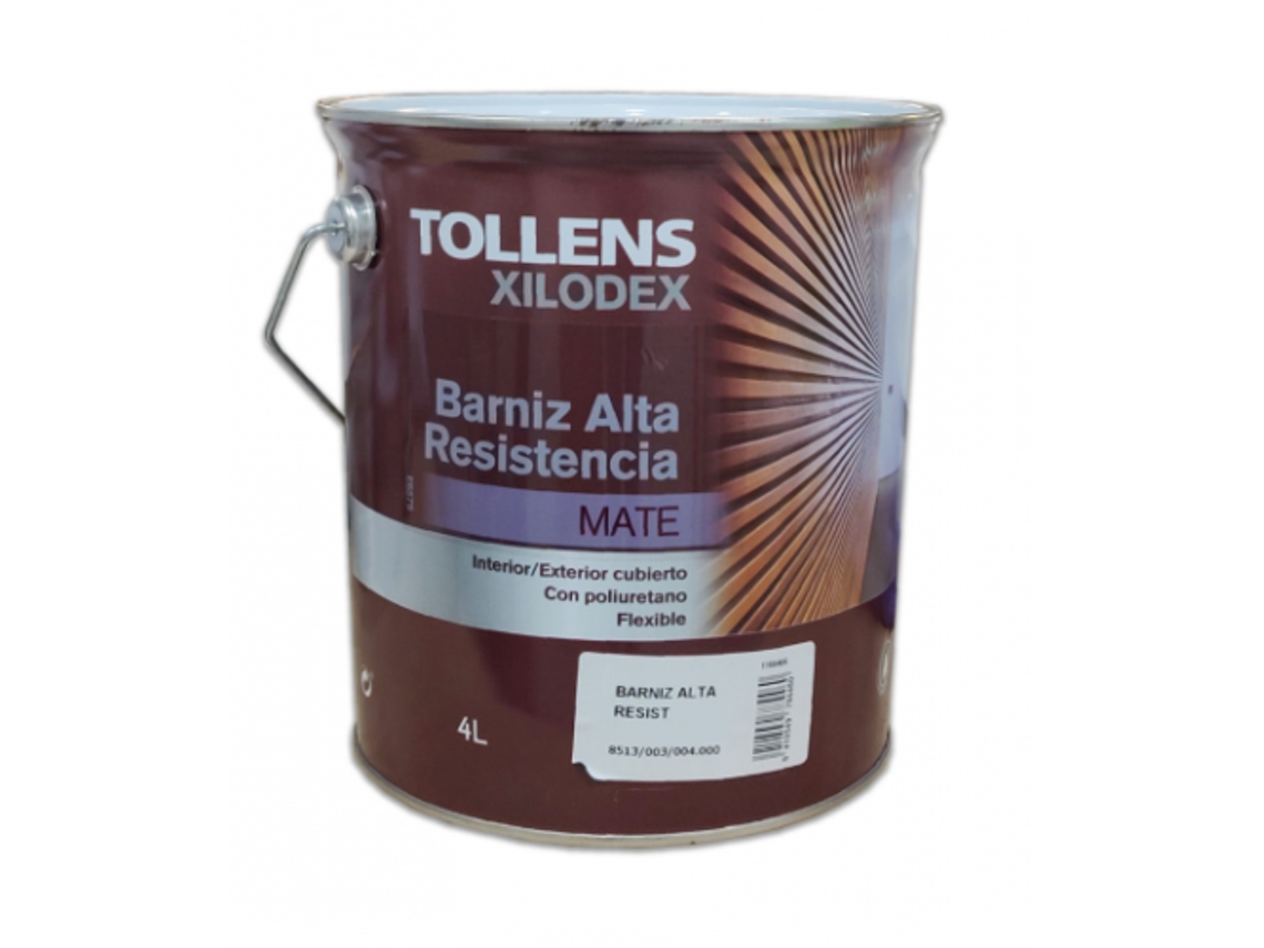 Barniz Alta Resistencia Mate Interior 4 Lt (Cedro De Brasil 509)
