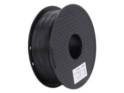 Filamento Para Impresora 3d Pla 1.75mm Negro Brillante Suave Bobinado Ordenado Consumible De Impresión 3d