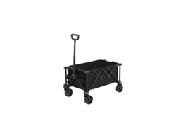 Carro Todoterreno Negro Para Acampar, Ir De Compras Y Practicar Deportes.
