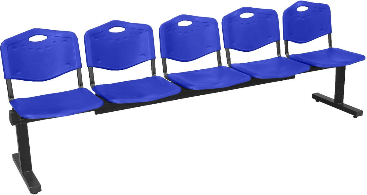 Sillas para Recepción PIQUERAS Y CRESPO Albatana Azul (5 Asientos)
