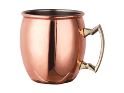 Vasos De Cobre Para Moscow Mule De 530 Ml, De Acero Inoxidable, Para Cerveza Y Cócteles, Con Diseño Retro De Martillo.