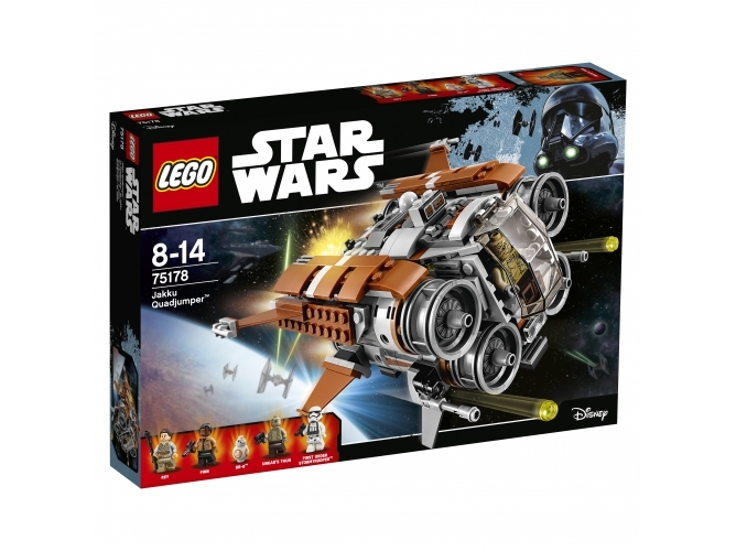 LEGO Star Wars: Saltador de cuadrilátero de Jakku - 75178 (Edad Mínima: 8 - 457 Piezas)