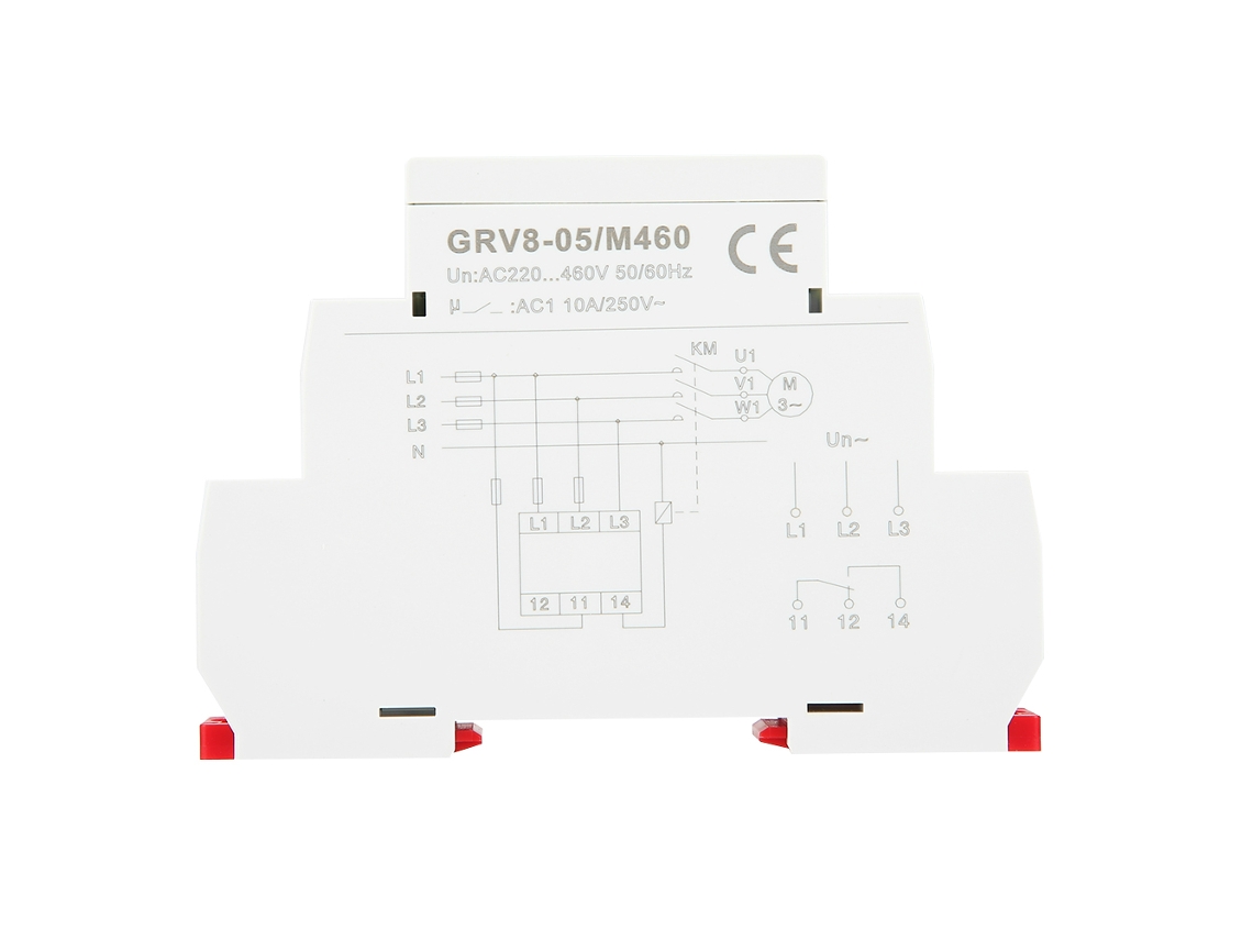 Grv8-05 Relé De Monitoreo De Voltaje Trifásico Con Protección Contra Fallas Y Secuencia De Fases.