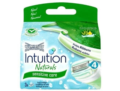 Rasuradoras Desechables WILKINSON SWORD Intuition Sensitive Replacement Blades (3 Unidades)