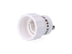 Convertidor De Gu10 A E14, 2 A 230 V, Blanco, Ø29 X 40 Mm (retractilado)