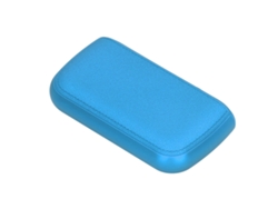 Estuche para cigarrillos con capacidad para 10 cigarrillos, textura de cuero, manejo con una sola mano, ABS, portátil, de bolsillo, para hombres.