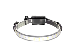 Linterna Frontal Led De 230° De Haz Ancho, Ligera, 3 Modos, Resistente Al Agua, Funciona Con Pilas Aa, Ideal Para Correr, Acampar, Pescar Y