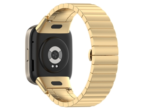 Correa de acero inoxidable 20mm para Xiaomi Redmi Watch 3/Mi Watch Lite 3 - dorado