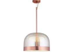 Lámpara Colgante Raychel LUMINECA 36X24 Cm Rosa