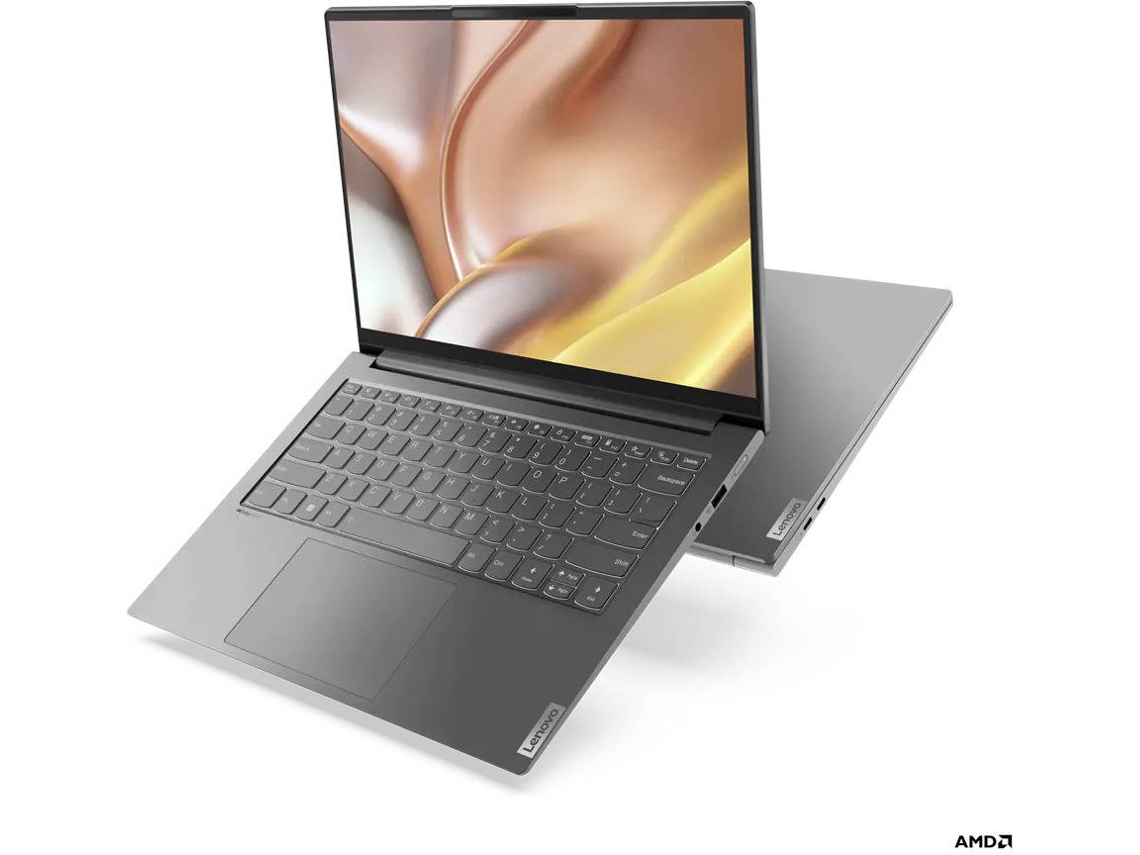 Portátil LENOVO Yoga Slim 7 Pro 14ARH7 (14'' - AMD Ryzen 5 6600HS - RAM: 8 GB - 512 GB SSD - AMD Radeon 660M Graphics)