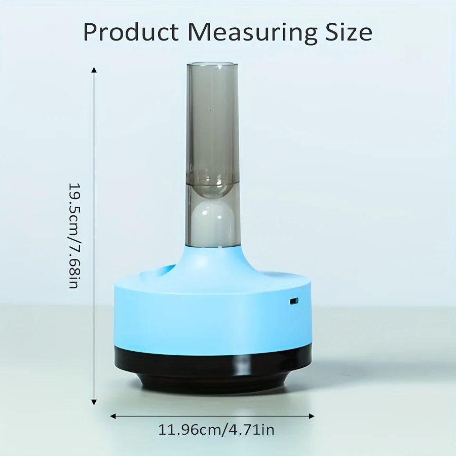 Difusor de aromas recargable con batería de 1200 mAh y capacidad de 280 ml, humidificador de aire. MDUG (azul)