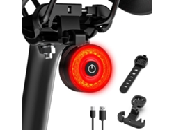 Luz Trasera Inteligente Para Bicicleta, Recargable, Con Sensor De Freno Y 4 Modos De Iluminación De Advertencia, De Aluminio Ipx5, Resistent