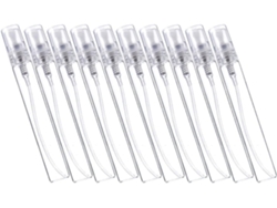 Lot De 25 Frascos Parfum En Verre 10 Ml Transparents Pulvérisateur Botellas Cosmétiques Portátils