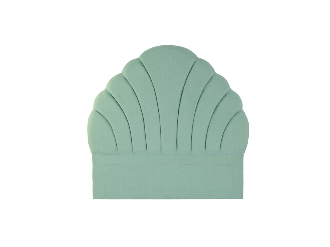 Cabecero Cama Poliester Mdf Verde Jade 168x10x160cm