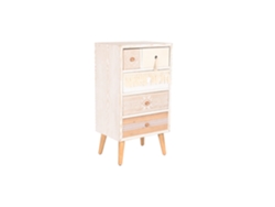 Cajonera Abeto Algodon Blanco 48x35x89cm