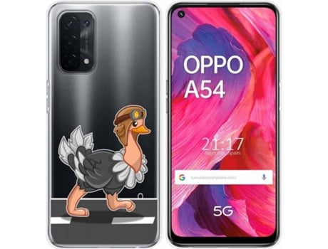 Carcasa Oppo A54 5G / A74 5G TUMUNDOSMARTPHONE Avestruz Multicolor
