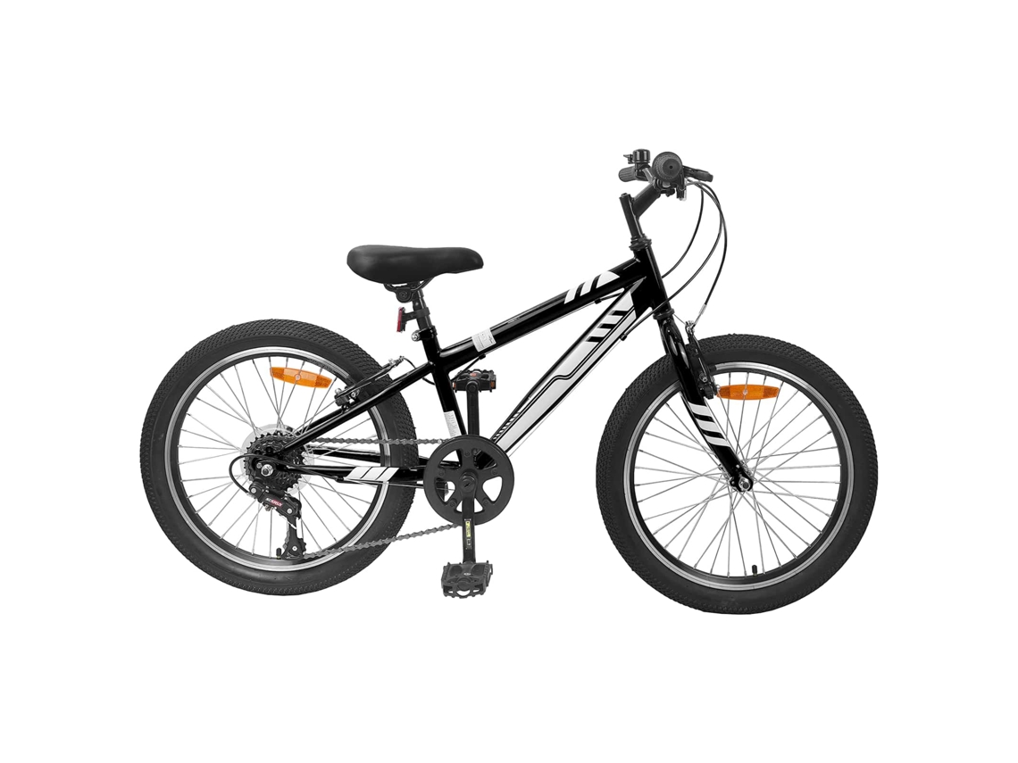 Bicicleta De Montaña Vidaxl Negro Acero
