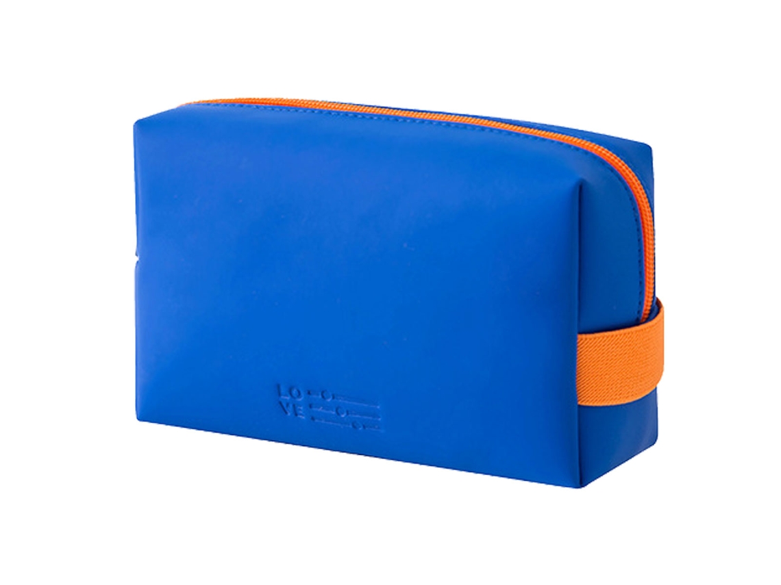 Bolsa de maquillaje de cuero grande, bolsa de aseo con cremallera, organizador de viaje para mujer NEVEANCE