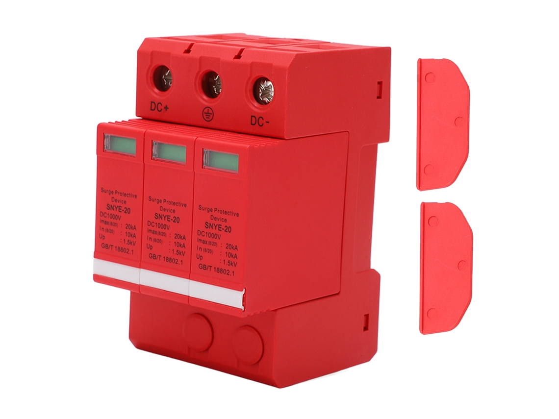 Veloriskku-protector De Sobrecarga Cc Pv 1000v 3p Antifuerico Anticorrosión Naranja Para Caja de Distribución