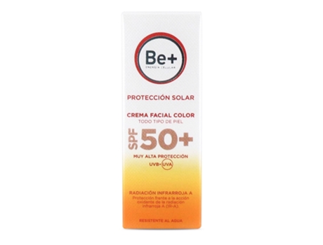 Crema Facial BE+ SkinProtect Crema Facial Piel Seca Color SPF50+ (50 ml)