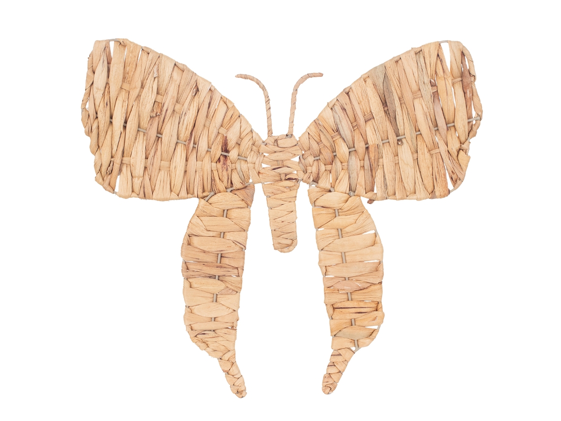 ORIGEN Home Decor Adorno De Pared Mariposa Cuadros | Figura de Mariposa Marrón - 40x43x2cm BY SIGRIS