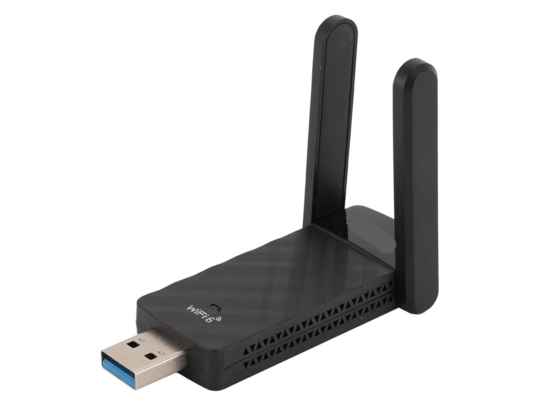Adaptador De Red Inalámbrico Usb 3.0 De 1800 Mbps Con Antenas Duales De 3 Dbi Para Pc Y Portátiles.