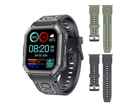 Smart Watch Hombres 1.8inch Bluetooth Dial GPS Movimiento pista Llamadas impermeable fitness Tasa Deportes Smartwatch VEANXIN