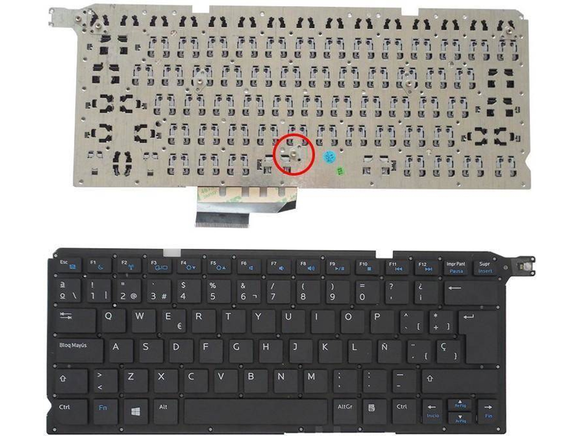 Teclado para Portátil Dell Vostro V5460 5460 5470 Aeut3N00240