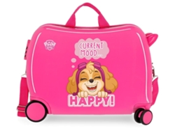 Maleta de Cabina NICKELODEON Ride-On La Patrulla Canina Playful Rosa (50x38x20cm - 38 L)