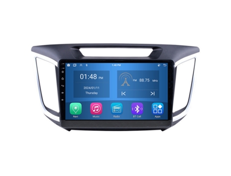 Autoradio 4GB RAM64GB ROM ROVERONE para Hyundai Creta IX25 2015 - 2019 CarPlay Android Coche Radio Bluetooth Navegación