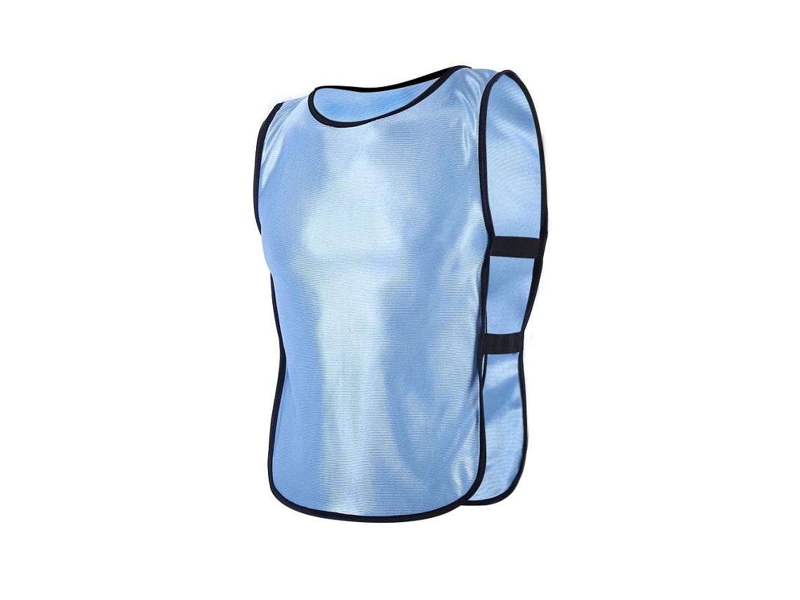 Chaleco Deportivo Azul Claro Para Niños Para Entrenamiento De Fútbol Al Aire Libre